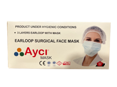 Ayci 3 layers Earloop Surgical Face Mask